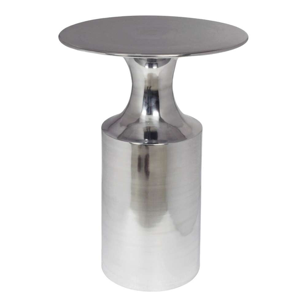 Moes Home - Rassa Polished Silver Accent Table - FI-1105-30 veiw 2
