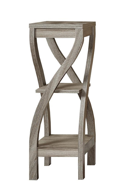 Monarch Specialties - Accent Table, Side, End, Plant Stand, Square, Living Room, Bedroom, Laminate, Brown, Contemporary, Modern - I-2480 veiw 2