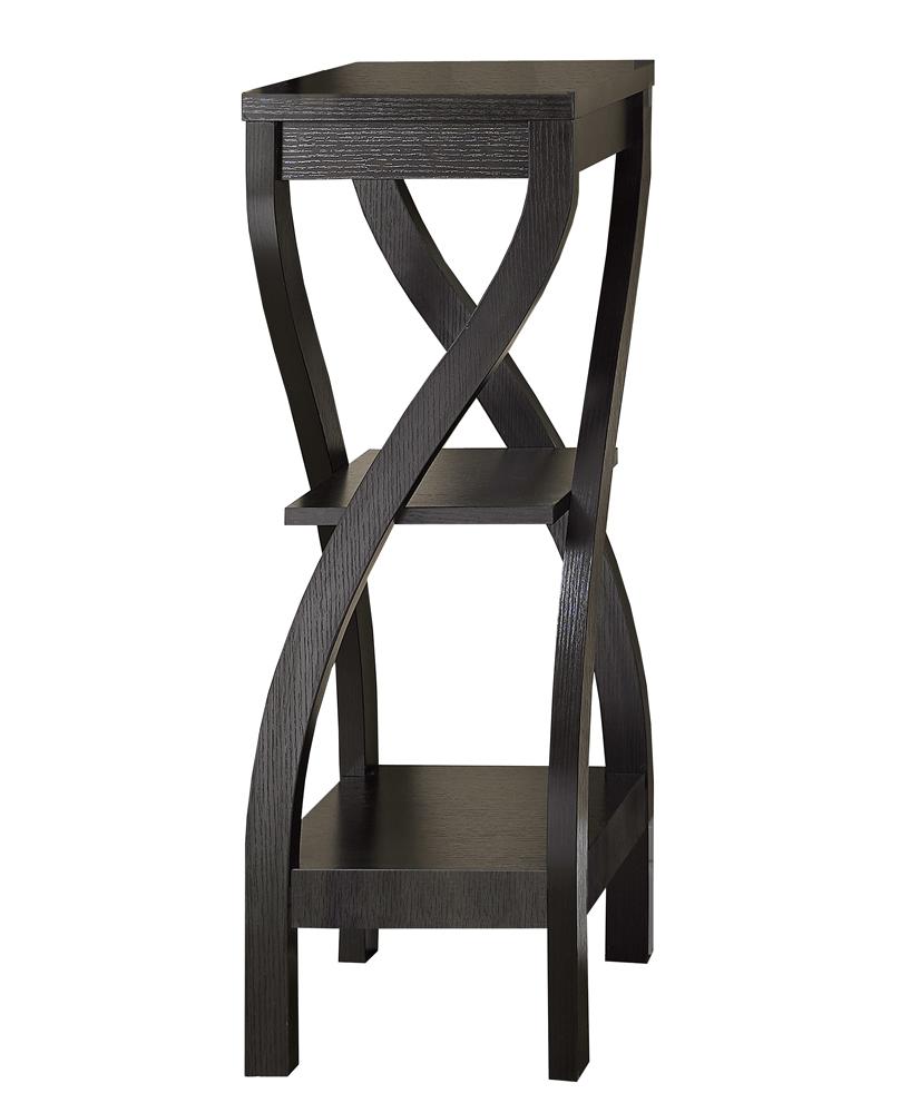 Monarch Specialties - Accent Table, Side, End, Plant Stand, Square, Living Room, Bedroom, Laminate, Brown, Contemporary, Modern - I-2478 veiw 2