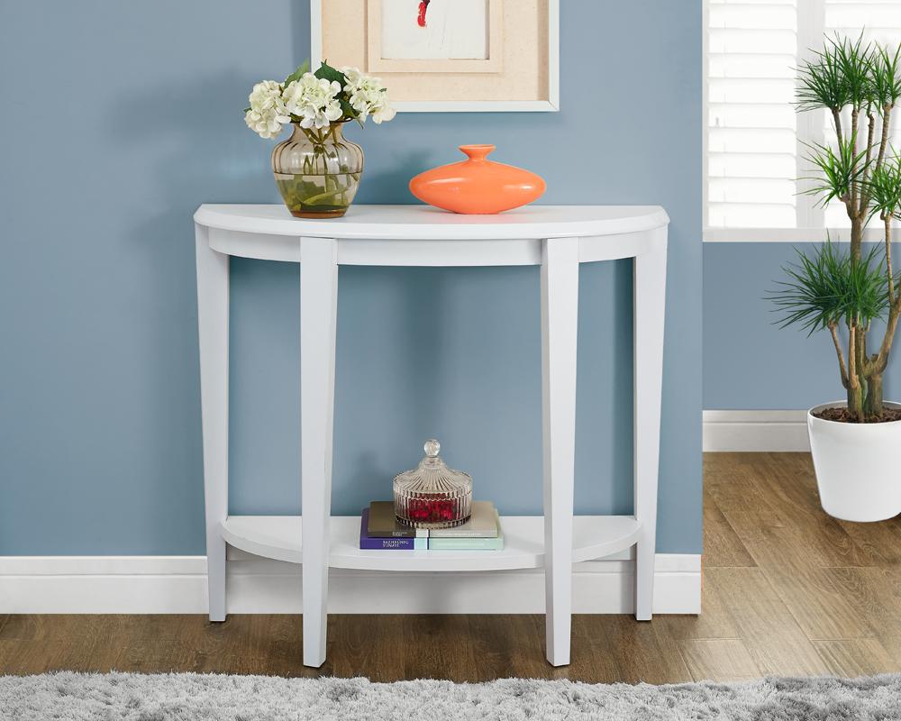Monarch Specialties - Accent Table, Console, Entryway, Narrow, Sofa, Living Room, Bedroom, Laminate, White, Contemporary, Modern - I-2451 veiw 1