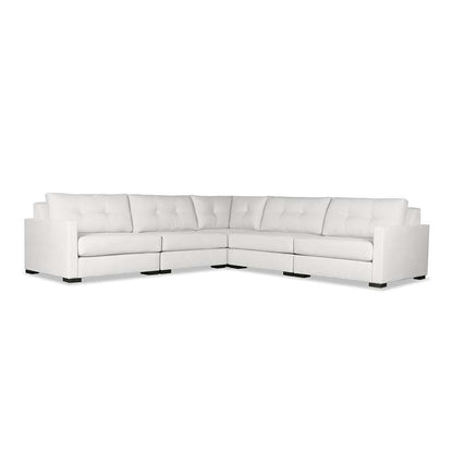Nativa Interiors - Aylet Horizontal Channel Tufted Upholstered High California King Off White Bed - BED-AYLET-HC-HI-CA-PF-WHITE veiw 2