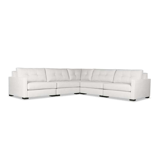 Nativa Interiors - Aylet Horizontal Channel Tufted Upholstered High California King Off White Bed - BED-AYLET-HC-HI-CA-PF-WHITE veiw 2