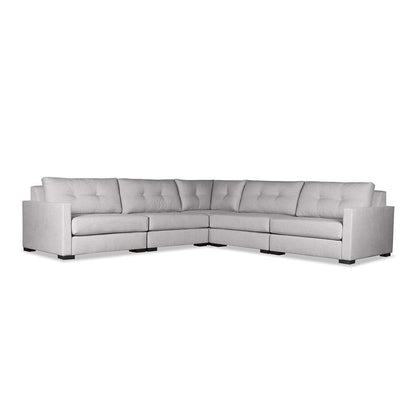 Nativa Interiors - Aylet Plain Upholstered High King Off White Bed - BED-AYLET-PL-HI-KN-PF-WHITE veiw 3