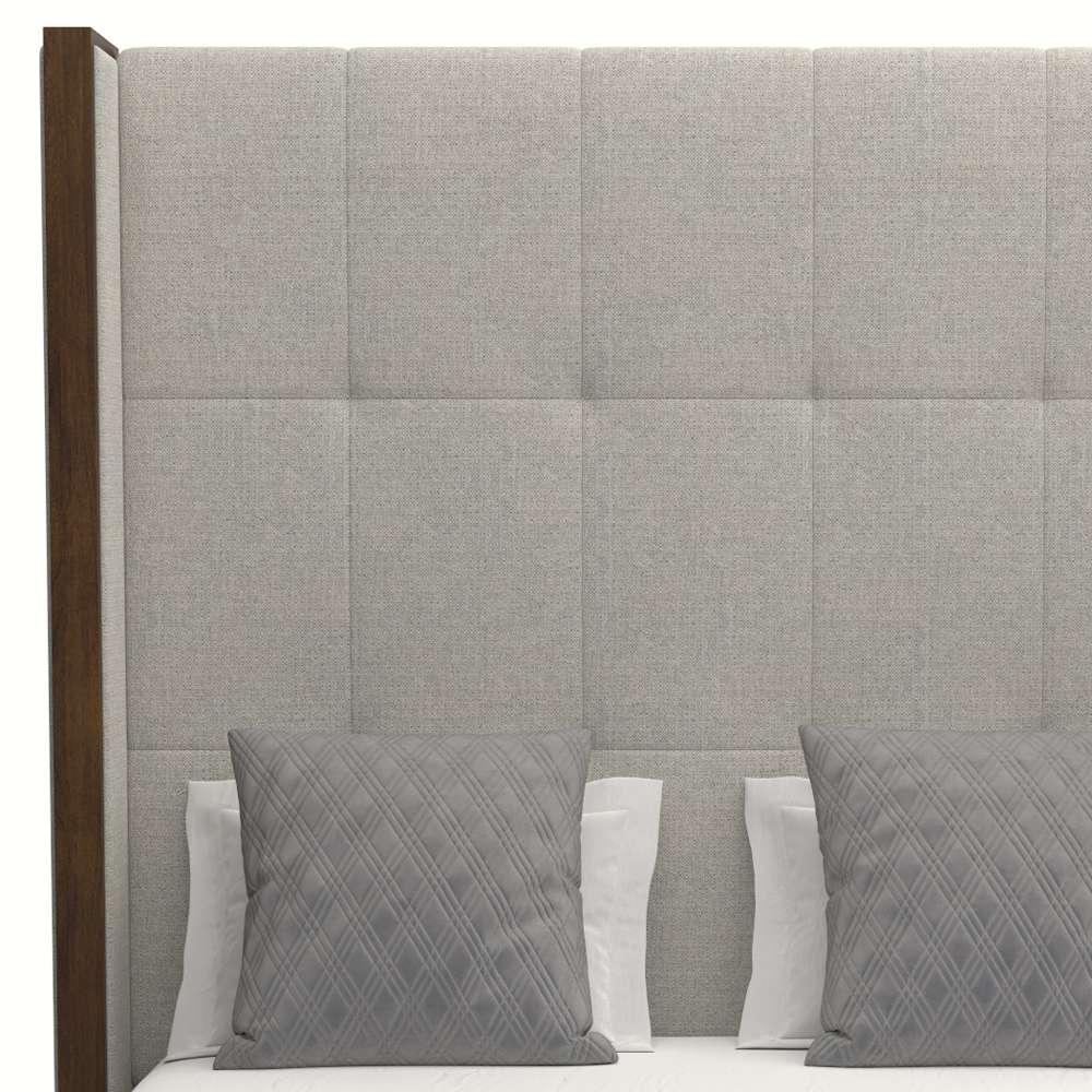 Nativa Interiors - Irenne Button Tufted Upholstered High King Grey Bed - BED-IRENNE-BTN-HI-KN-PF-GREY veiw 3