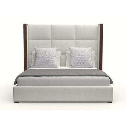 Nativa Interiors - Irenne Square Tufted Upholstered Medium California King Off White Bed - BED-IRENNE-SQ-MID-CA-PF-WHITE veiw 1