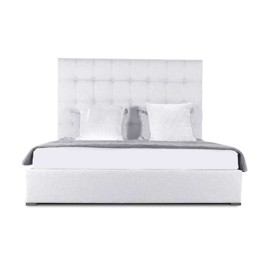 Nativa Interiors - Moyra Box Tufted Upholstered Medium California King Off White Bed - BED-MOYRA-BOX-MID-CA-PF-WHITE veiw 1