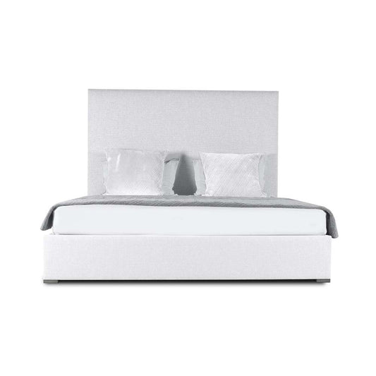 Nativa Interiors - Moyra Horizontal Channel Tufted Upholstered Medium California King Off White Bed - BED-MOYRA-HC-MID-CA-PF-WHITE veiw 1