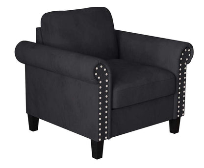 New Classic Furniture - Alani Accent Chair-Black - UKD16-10-BLK veiw 1