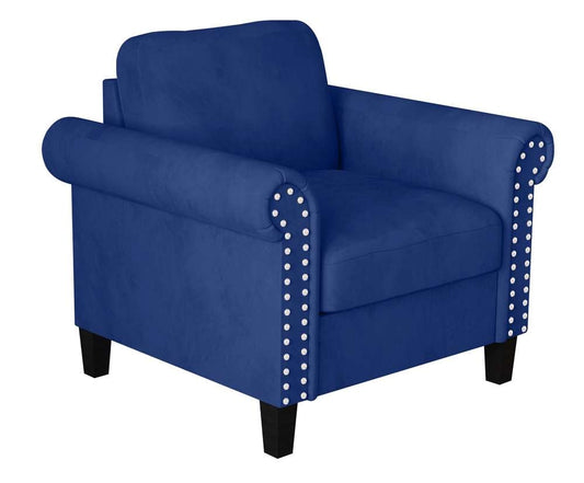 New Classic Furniture - Alani Accent Chair-Deep Blue - UKD16-10-BLU veiw 1