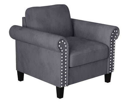 New Classic Furniture - Alani Accent Chair-Gray - UKD16-10-GRY veiw 1