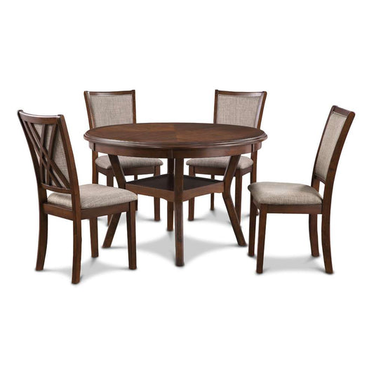 New Classic Furniture - Amy 5 Pc Dining Set-Cherry - D3651-50S-CHY veiw 1