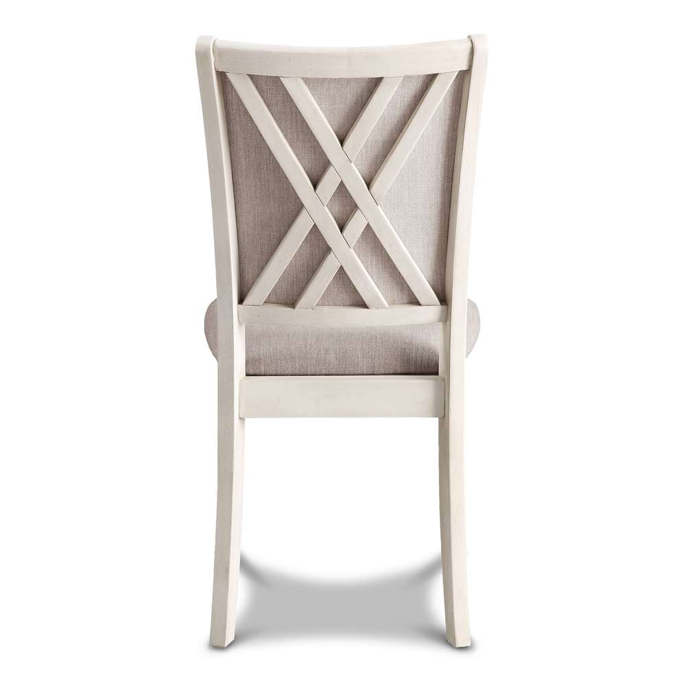 New Classic Furniture - Amy 60in Counter Table and Chairs With Stg (5 Pc) -2 Tone Bisque - D3651-60CS-BSQ veiw 4