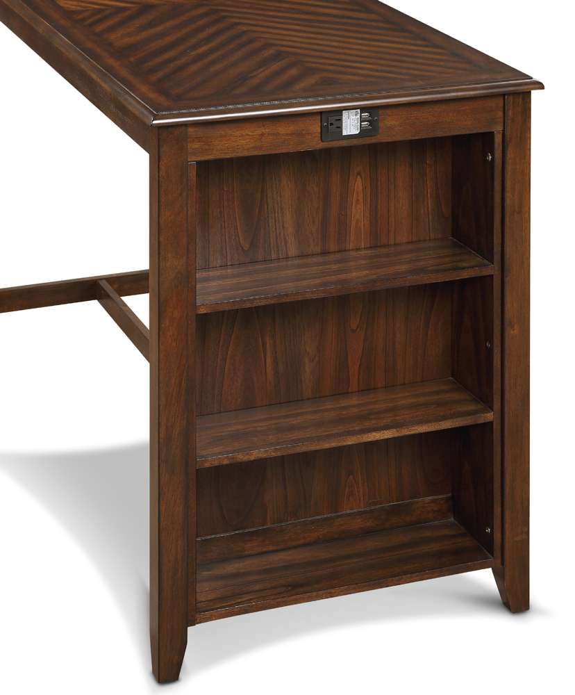 New Classic Furniture - Amy 60in Counter Table and Chairs With Stg (5 Pc) -Cherry - D3651-60CS-CHY veiw 8