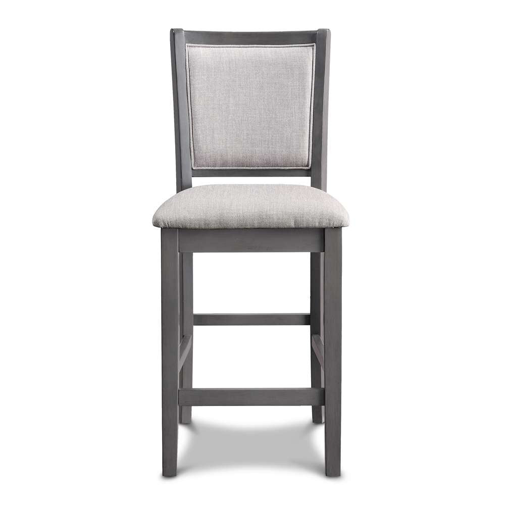 New Classic Furniture - Amy 60in Counter Table and Chairs With Stg (5 Pcs) -Gray - D3651-60CS-GRY veiw 2