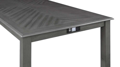 New Classic Furniture - Amy 60in Counter Table and Chairs With Stg (5 Pcs) -Gray - D3651-60CS-GRY veiw 9