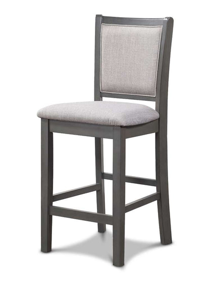 New Classic Furniture - Amy 60in Counter Table and Chairs With Stg (5 Pcs) -Gray - D3651-60CS-GRY veiw 12