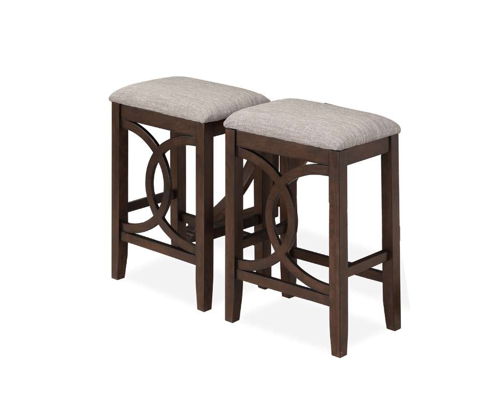 New Classic Furniture - Bella Counter Stool-Cherry (Set of 2) - D324-CS-CHY veiw 1