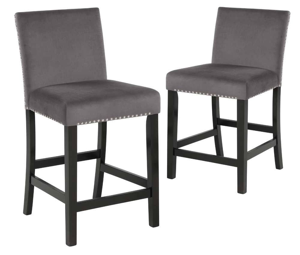 New Classic Furniture - Celeste Counter Chair-Gray (Set of 2) - D400-22-GRY veiw 1