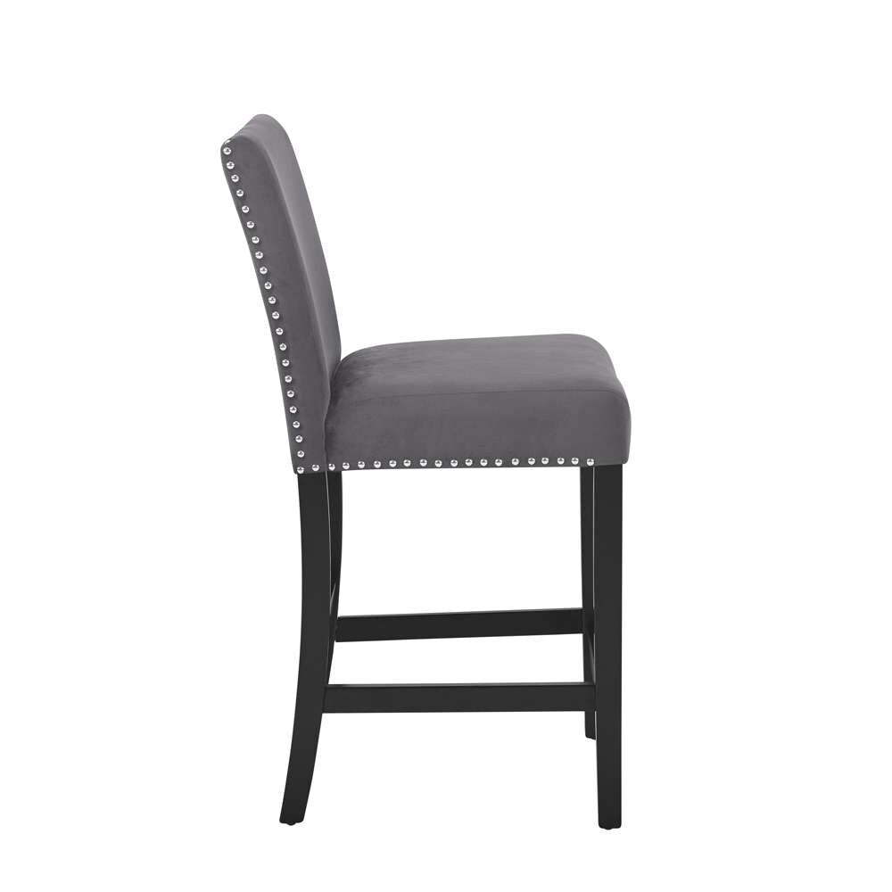 New Classic Furniture - Celeste Counter Chair-Gray (Set of 2) - D400-22-GRY veiw 3