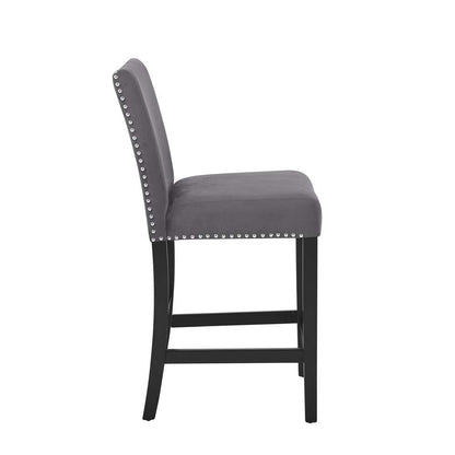 New Classic Furniture - Celeste Counter Chair-Gray (Set of 2) - D400-22-GRY veiw 3