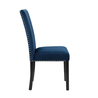New Classic Furniture - Celeste Dining Chair-Blue (Set of 2) - D400-20-BLU veiw 3