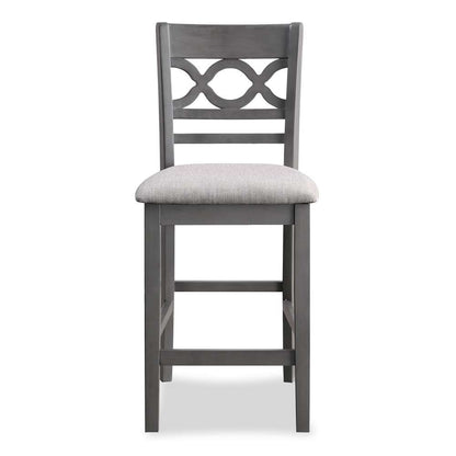 New Classic Furniture - Cori Counter 5 Pc Set-Gray - D1719-52S-GRY veiw 6