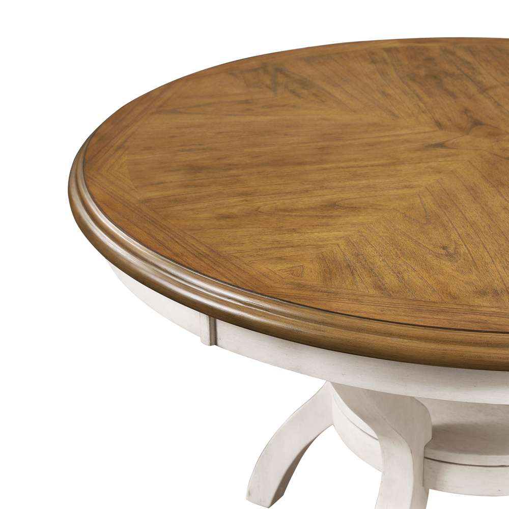 New Classic Furniture - Cori Round Dining 5 Pc Set-Bisque/Brown - D1719-50S-BSQ veiw 4
