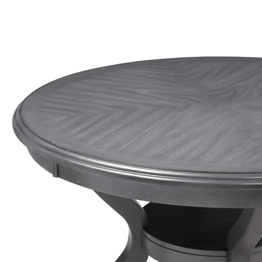 New Classic Furniture - Cori Round Dining 5 Pc Set-Gray - D1719-50S-GRY veiw 4