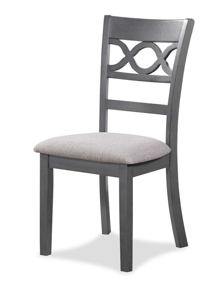 New Classic Furniture - Cori Round Dining 5 Pc Set-Gray - D1719-50S-GRY veiw 6