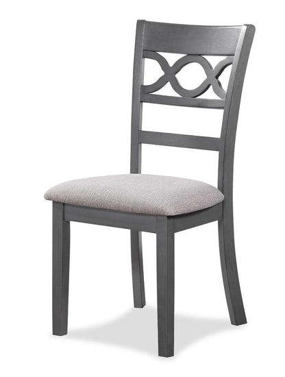 New Classic Furniture - Cori Round Dining 5 Pc Set-Gray - D1719-50S-GRY veiw 6