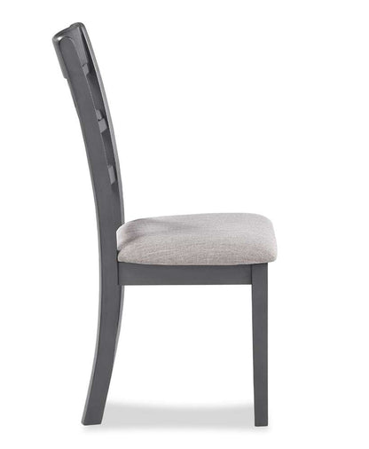 New Classic Furniture - Cori Round Dining 5 Pc Set-Gray - D1719-50S-GRY veiw 8