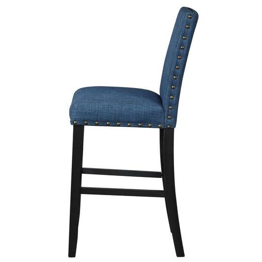 New Classic Furniture - Crispin Marine Blue Bar Chair (Set of 2) - D162-BS-MAR veiw 2