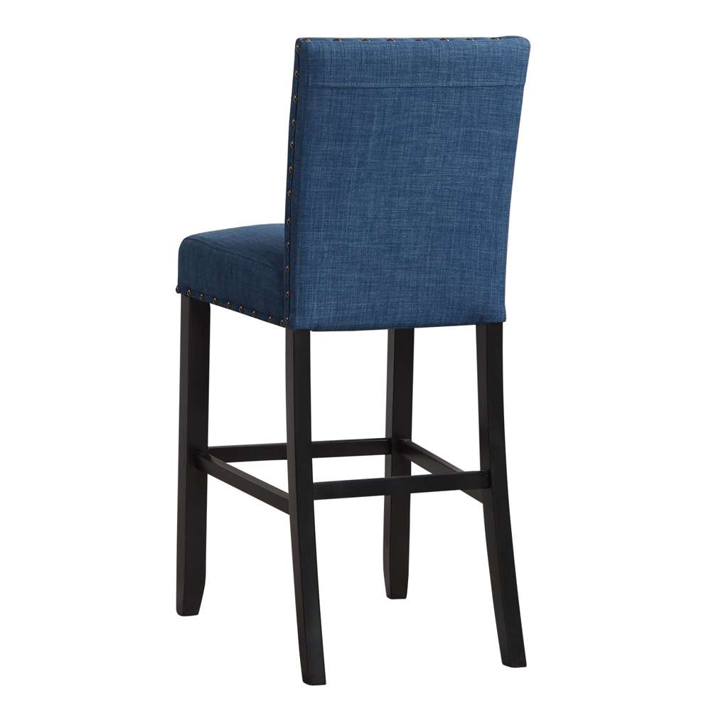 New Classic Furniture - Crispin Marine Blue Bar Chair (Set of 2) - D162-BS-MAR veiw 3