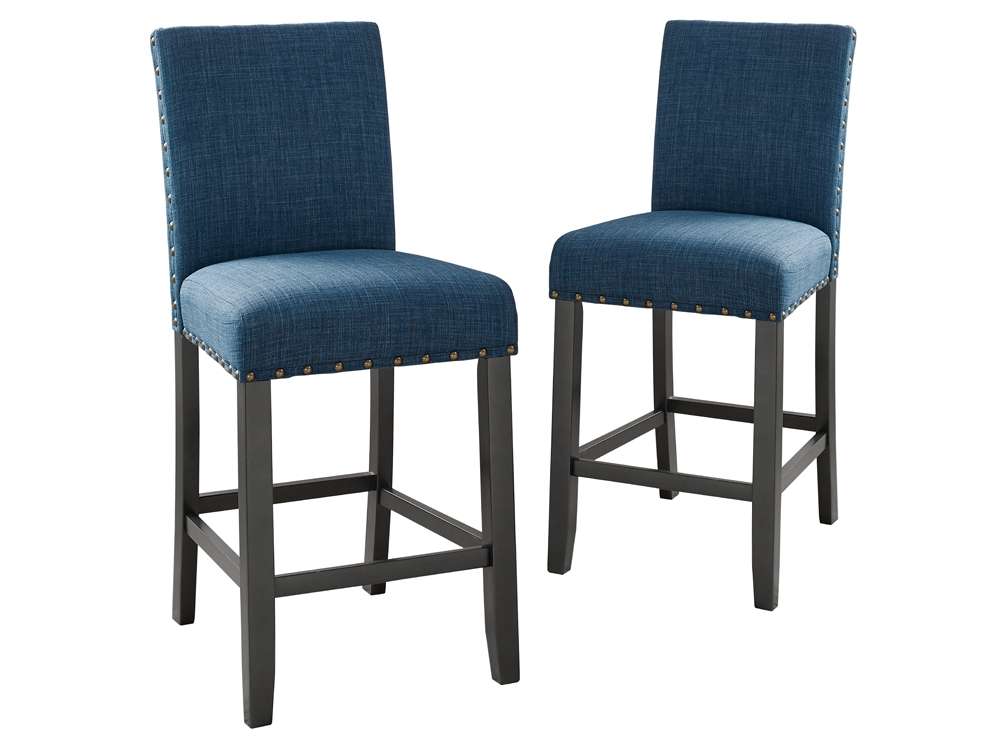 New Classic Furniture - Crispin Marine Blue Counter Chair (Set of 2) - D162-CS-MAR veiw 1