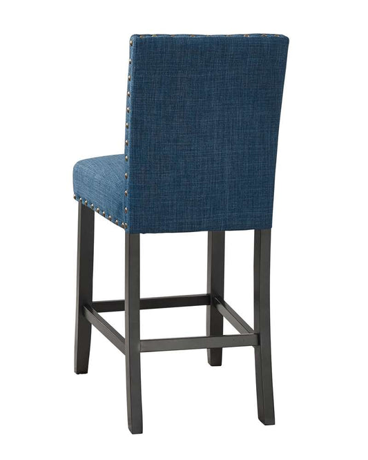 New Classic Furniture - Crispin Marine Blue Counter Chair (Set of 2) - D162-CS-MAR veiw 2