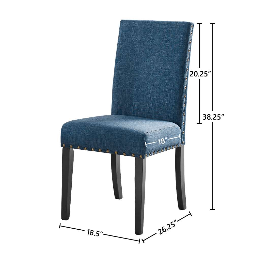 New Classic Furniture - Crispin Marine Blue Dining Chair (Set of 2) - D162-SC-MAR veiw 4