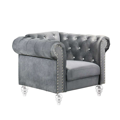 New Classic Furniture - Emma Crystal Chair-Royal Blue - UKD13-10-BLUC veiw 1