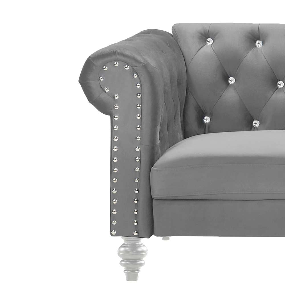 New Classic Furniture - Emma Crystal Chair-Royal Blue - UKD13-10-BLUC veiw 3