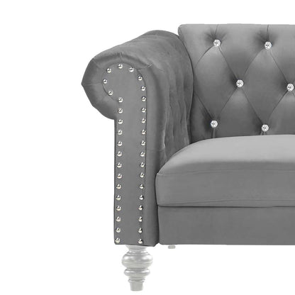 New Classic Furniture - Emma Crystal Chair-Royal Blue - UKD13-10-BLUC veiw 3