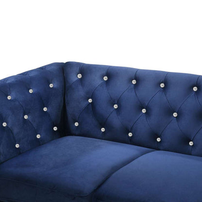 New Classic Furniture - Emma Crystal Loveseat-Gray - UKD13-20-GRYC veiw 5