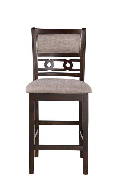 New Classic Furniture - Gia 5Pc 42in Square Counter Table & 4 Chairs-Cherry - D1701-542-CHY veiw 9