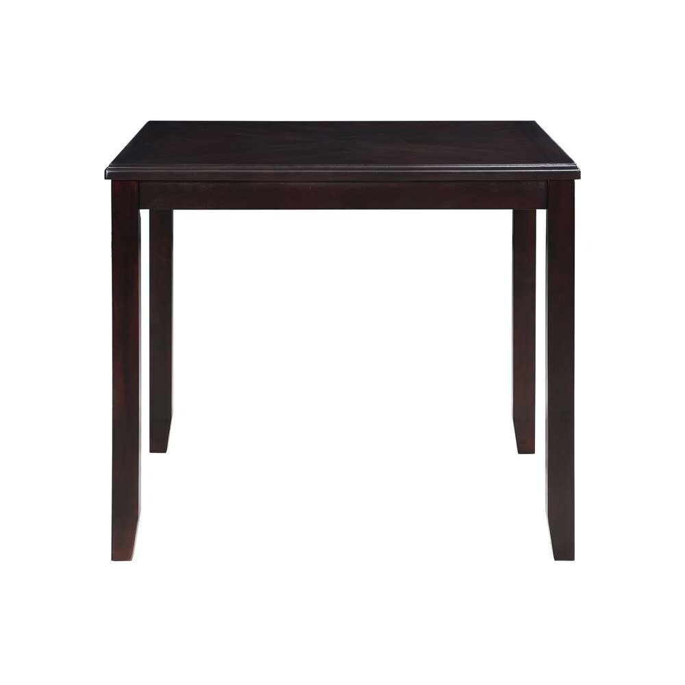 New Classic Furniture - Gia 5Pc 42in Square Counter Table & 4 Chairs-Ebony - D1701-542-EBY veiw 5
