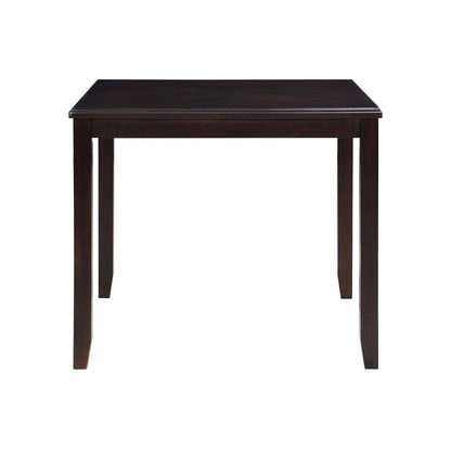 New Classic Furniture - Gia 5Pc 42in Square Counter Table & 4 Chairs-Ebony - D1701-542-EBY veiw 5