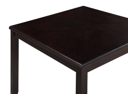 New Classic Furniture - Gia 5Pc 42in Square Counter Table & 4 Chairs-Ebony - D1701-542-EBY veiw 6