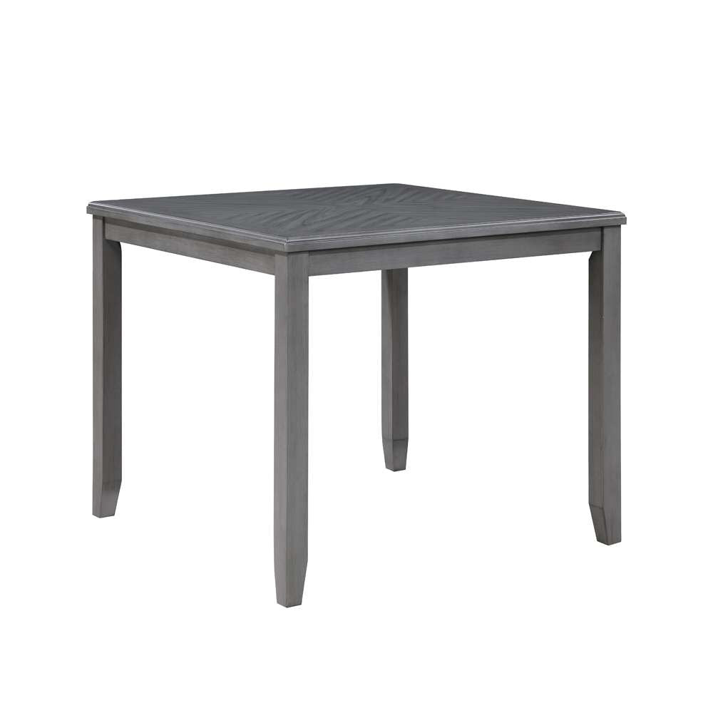 New Classic Furniture - Gia 5Pc 42in Square Counter Table & 4 Chairs-Gray - D1701-542-GRY veiw 4