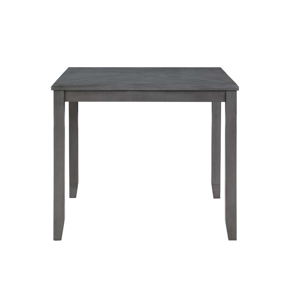 New Classic Furniture - Gia 5Pc 42in Square Counter Table & 4 Chairs-Gray - D1701-542-GRY veiw 5