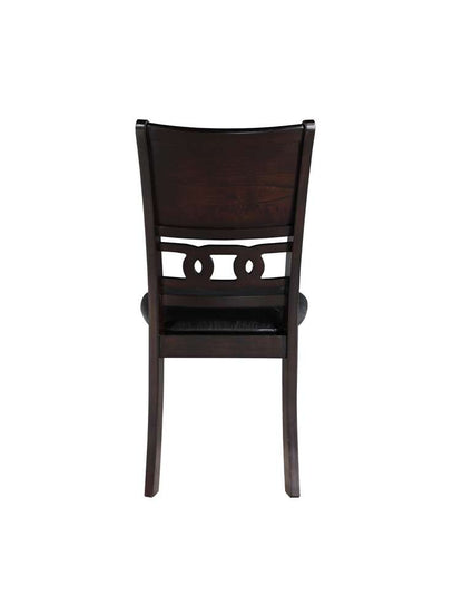 New Classic Furniture - Gia 5Pc 48in Rect. Dining Table & 4 Chairs-Ebony - D1701-548-EBY veiw 3