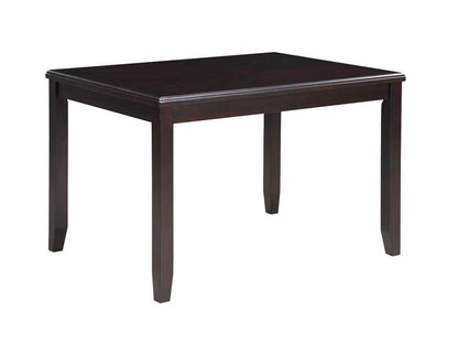 New Classic Furniture - Gia 5Pc 48in Rect. Dining Table & 4 Chairs-Ebony - D1701-548-EBY veiw 5