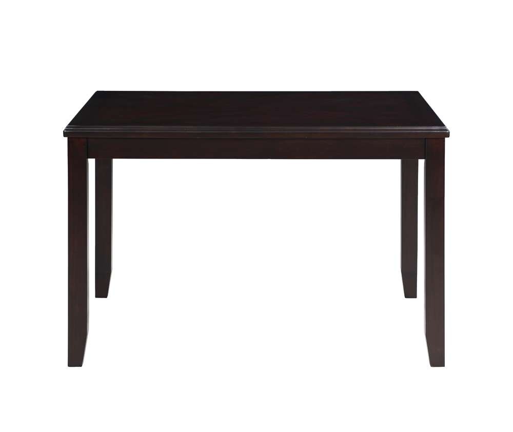 New Classic Furniture - Gia 5Pc 48in Rect. Dining Table & 4 Chairs-Ebony - D1701-548-EBY veiw 6