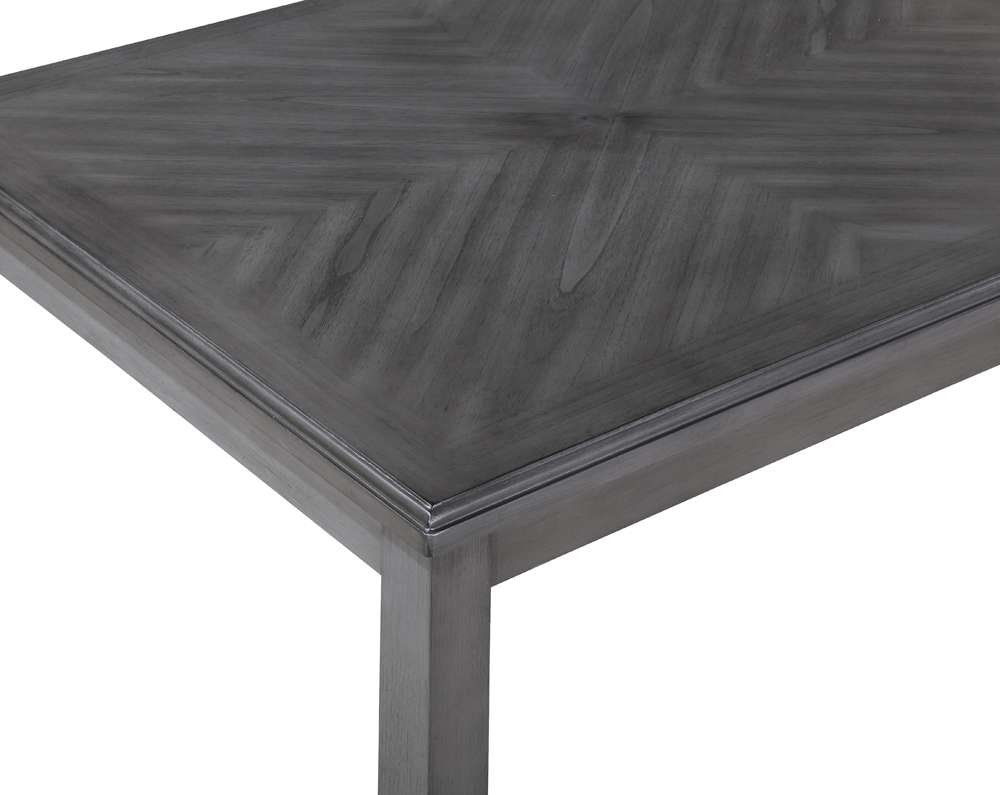 New Classic Furniture - Gia 5Pc 48in Rect. Dining Table & 4 Chairs-Gray - D1701-548-GRY veiw 9